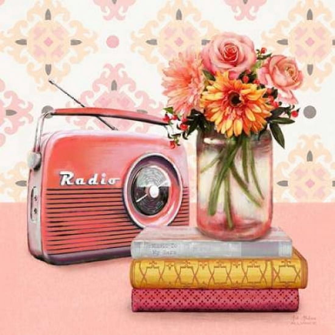 Music To My Ears Vintage Vignette Canvas Art - Art Atelier Alliance (24 x 24)