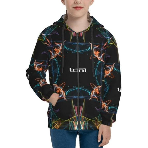 Music Tool Band Teen Sweatshirts Hoodies Youth Hooded Hoody Fashion Zipper Coat For Boys And Girls