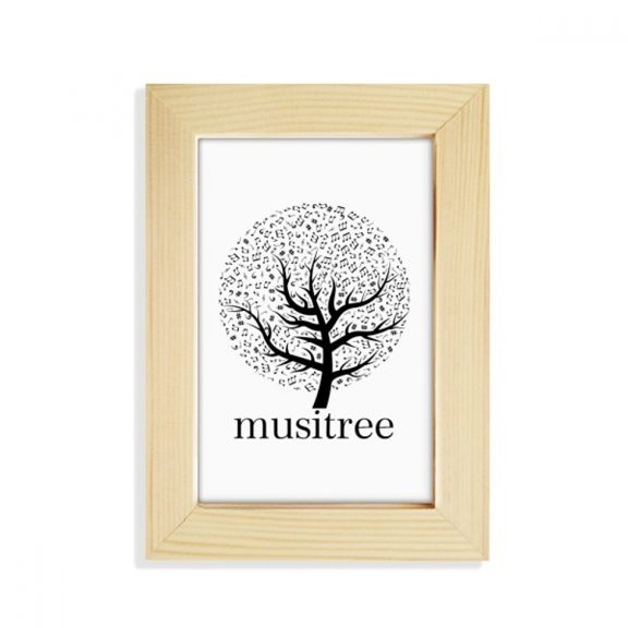 Music Trees Flourish Art Deco Fashion Desktop Display Photo Frame Picture Art Painting 5x7 inch