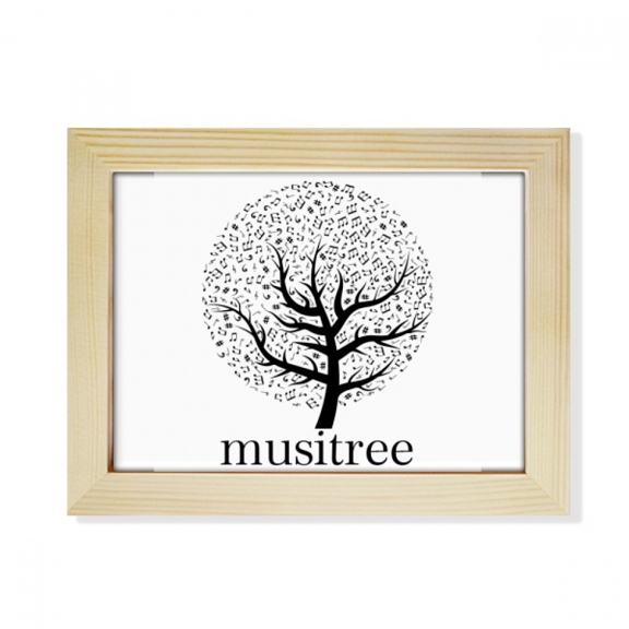 Music Trees Flourish Art Deco Fashion Desktop Photo Frame Picture Art Decoration Painting 6x8 inch