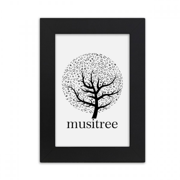 Music Trees Flourish Art Deco Fashion Desktop Photo Frame Picture Display Art Painting Exhibit
