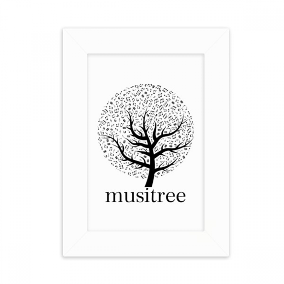Music Trees Flourish Art Deco Fashion Desktop Photo Frame Picture Display Decoration Art Painting