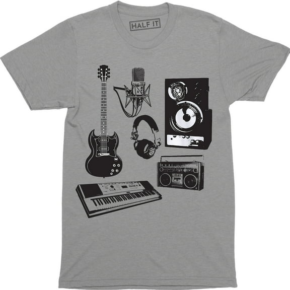 Music Weapon of Choice Musicians Favorite Tool Men's T-Shirt