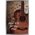thumbnail image 1 of Music Will Set You Free Wall Poster, 14.725" x 22.375", Framed, 1 of 5