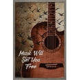 thumbnail image 1 of Music Will Set You Free Wall Poster, 14.725" x 22.375", Framed, 1 of 5