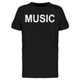 thumbnail image 1 of Music Word Men's T-shirt, 1 of 2