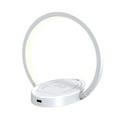 Music bedside light with wireless charger, phone holder, dimmable