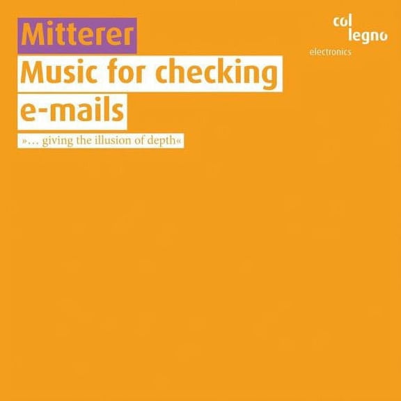 Music for Checking E-Mails (CD) (Digi-Pak)