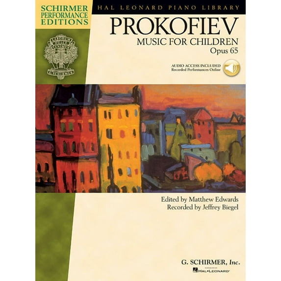 Prokofiev Music for Children, Op. 65 Piano Sheet Music Collection for Intermediate to Late-Intermediate Players G. Schir, (Hardcover)