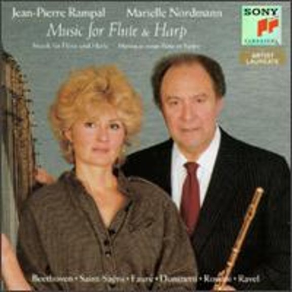Pre-Owned Music for Flute & Harp (CD 0074644455229) by Jean-Pierre Rampal (flute), Marielle Nordmann (harp)