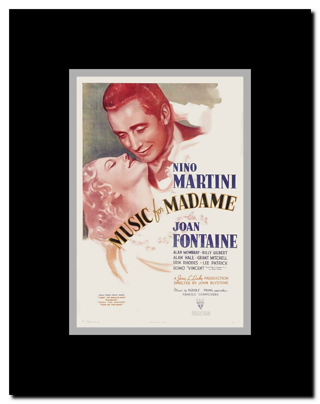 Music for Madame Framed Movie Poster