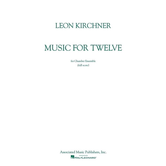 Music for Twelve: Full Score, (Paperback)