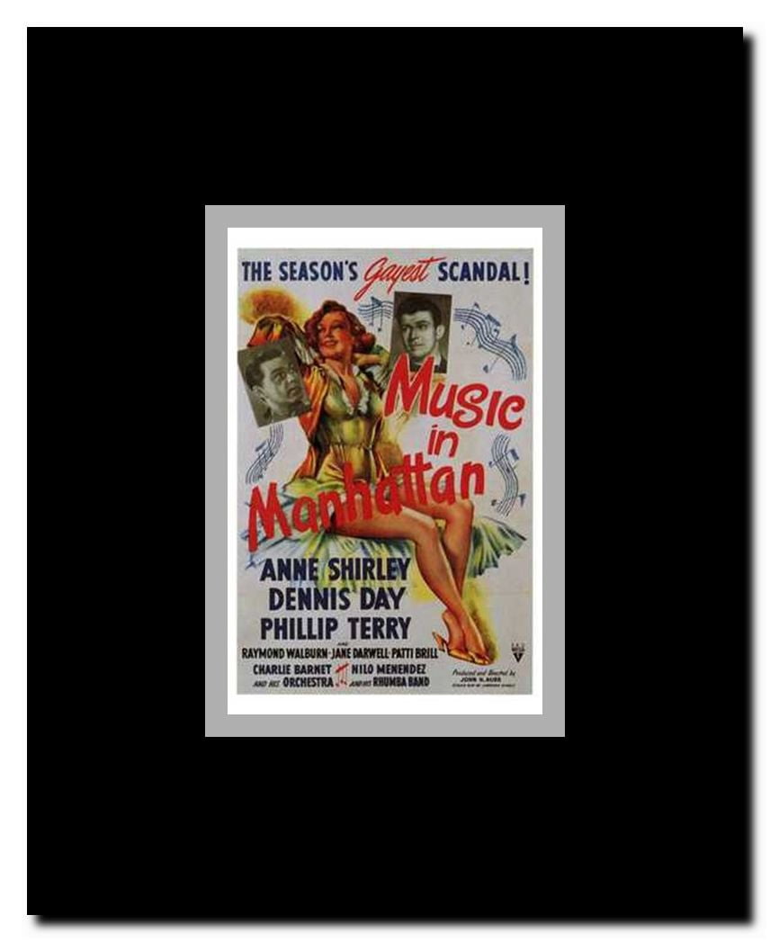 Music in Manhattan Framed Movie Poster