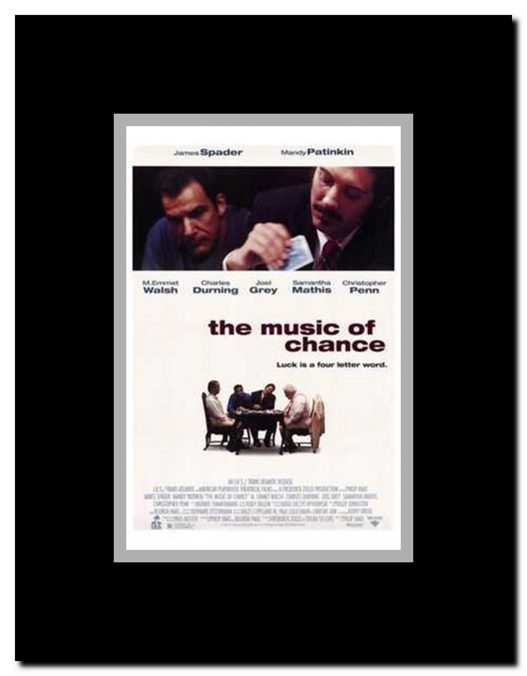 Music of Chance Framed Movie Poster