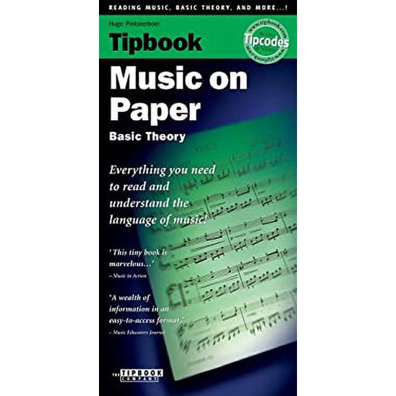 Pre-Owned Tipbook - Music on Paper: Basic Theory (Paperback) 9076192324 9789076192321