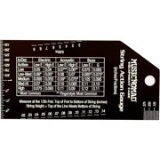 MusicNomad Precision String Action Gauge Ruler for String Height- Metric, SAE, 64ths (MN602)