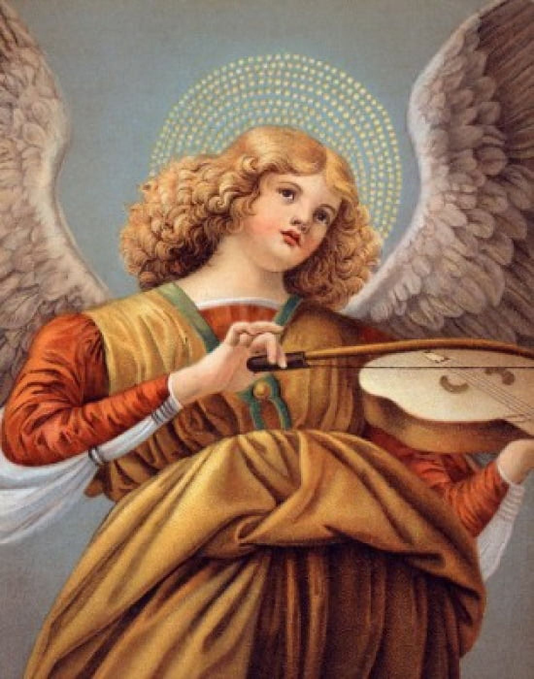 Musical Angel Nostalgia Cards Canvas Art - (18 x 24)