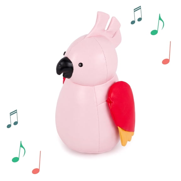 Musical Animals - Paris the Parakeet Pull-String Music Box Plush Toy for Babies and Toddlers