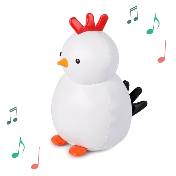 Musical Animals - Paulette the Hen Pull-String Music Box Plush Toy for Babies and Toddlers