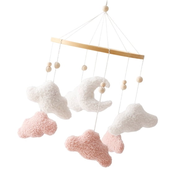 Musical Baby Crib Mobile With Cloud Design Stimulating Senses Through Color Sounds For Early Development