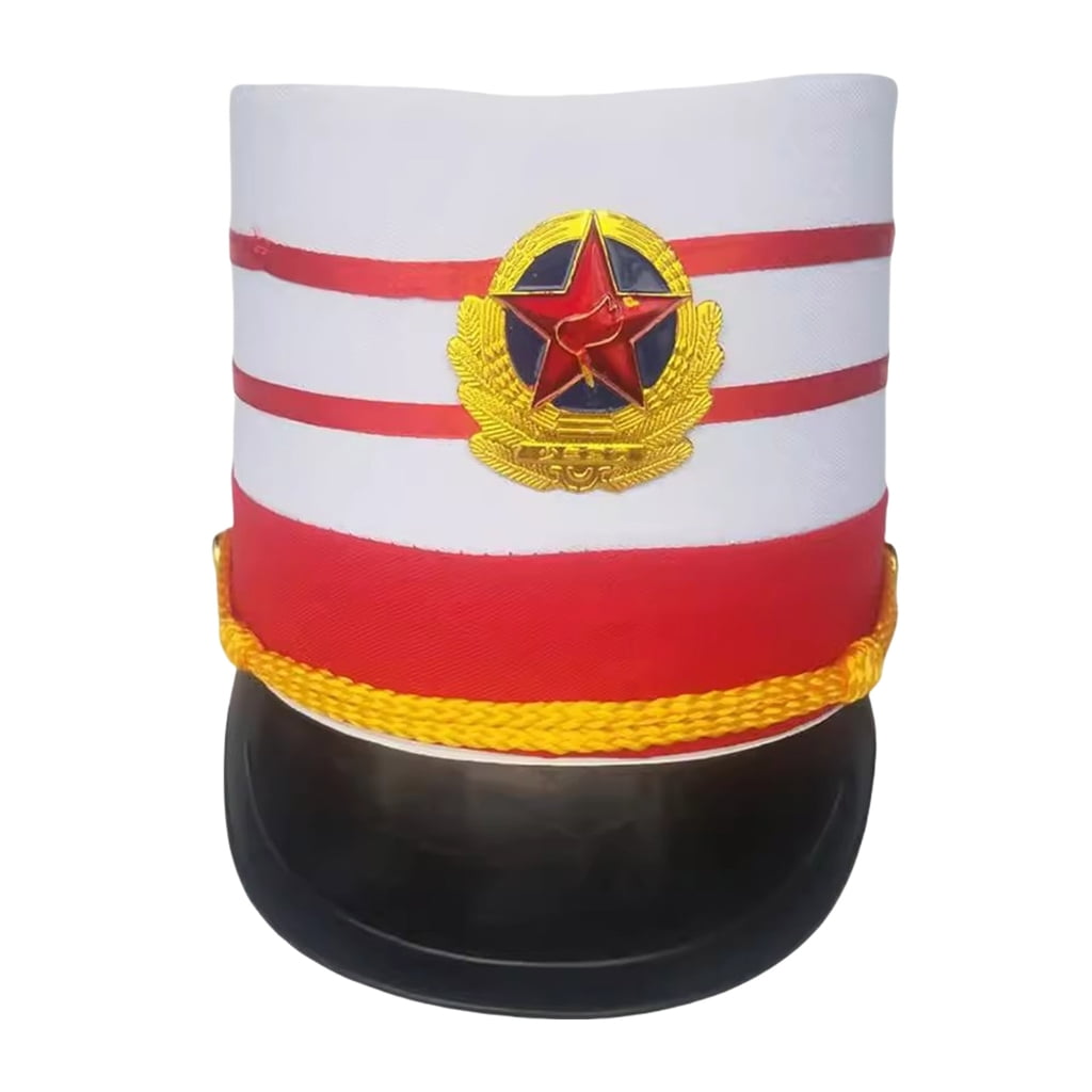 Musical Band Caps Drum Corps Hat Headwear for Kids Drum Band School
