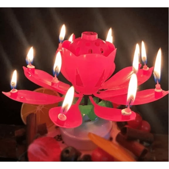 Musical Birthday Candle (RED)