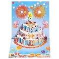 thumbnail image 1 of Musical Birthday Cards, Light and Music Happy Birthday Card with Blowable Birthday Cake, 3D Pop Up Birthday Gift Greeting Card for Women Men Kids Husband Wife Mom Dad Daughter Light Blue, 1 of 5