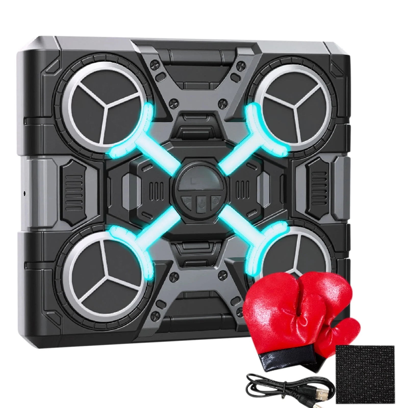 Musical Boxing Target Machine Gloves Wall Mount Cool Light for Kids ...