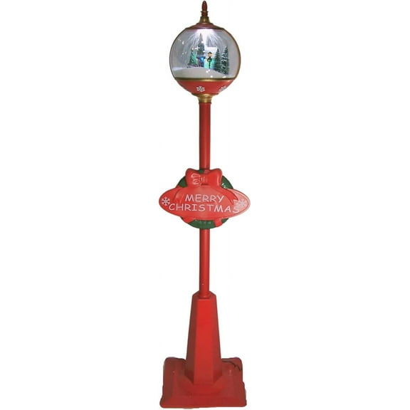 Musical Caroler Christmas Floor Lamp, Festive Holiday Décor, 70.8 Inches