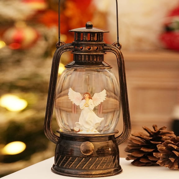Musical Christmas Snow Globe - 6-Hour Timer, USB/Battery Powered, Indoor Home Decor