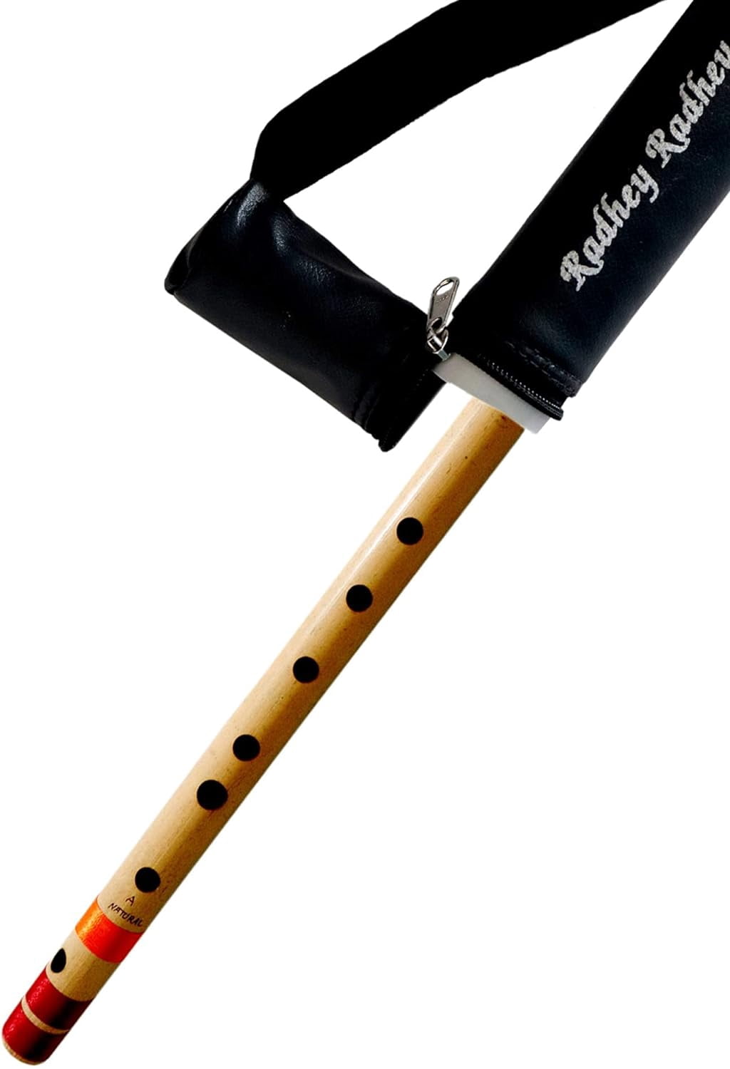 Musical Combo Flutes A Natural (24 Inch) & D Sharp 6 Hole (16 Inch) Bamboo Flute Bansuri with Flute Carry Bag Free By Indian Collectible