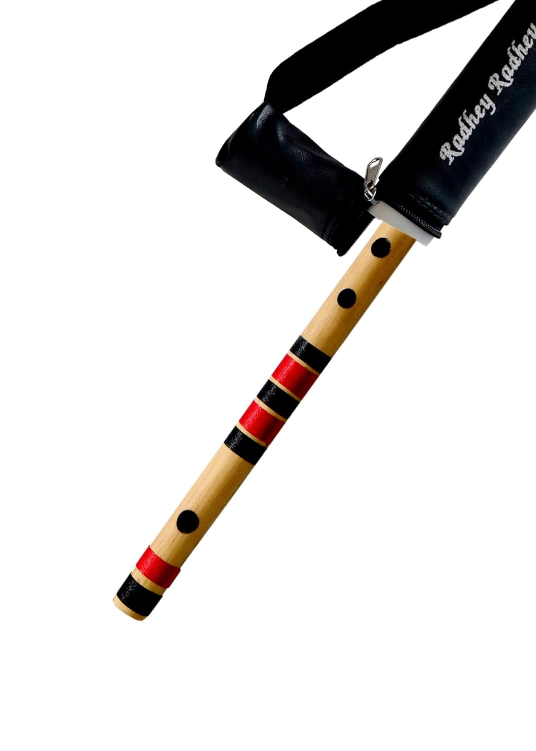 Musical Combo Flutes C Scale 6 Hole (14 Inch) & G Scale 7 Hole (17 Inch) Bamboo Flute Bansuri with Flute Carry Bag Free By Indian Collectible
