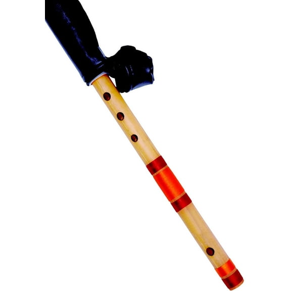 Musical Combo Flutes E Natural (15 Inch) & F Sharp (14 Inch) Bamboo Flute Bansuri with Flute Carry Bag Free By Indian Collectible