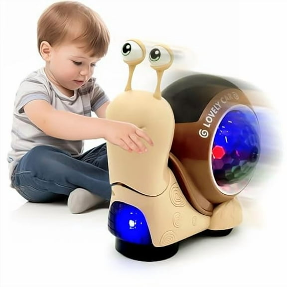 Musical Crawling Baby Toy Infant Sensory Tummy time Toys 3 4 5 6 7 8 9 10 11 12 Babies with Dazzling Lights,Music,Walking & Interactive Features,Perfect Christmas-Birthday Gifts for Girls Boys