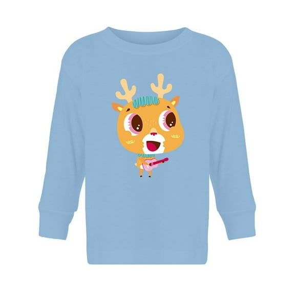 Musical Deer Long Sleeve Toddler -Image by Shutterstock, 2 Toddler