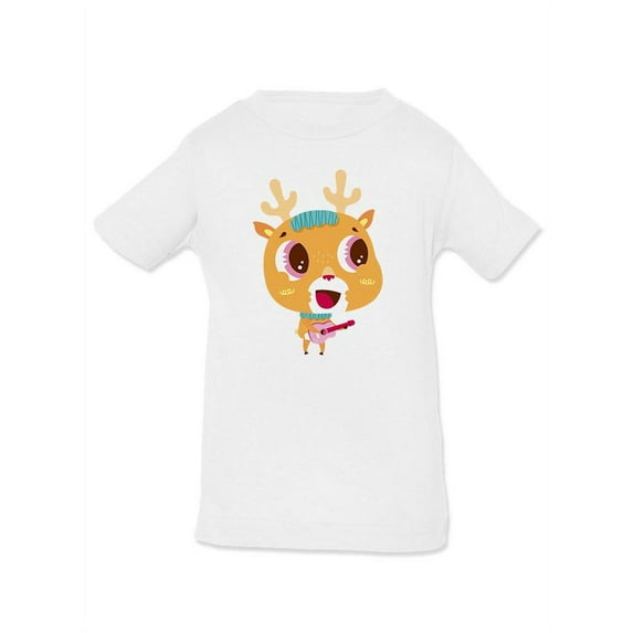 Musical Deer T-Shirt Infant -Image by Shutterstock, 6 Months