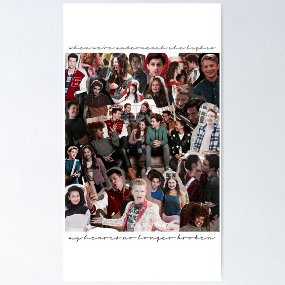 Musical Drama Series Cast Photo Collage Wall Decor, Unframed Poster