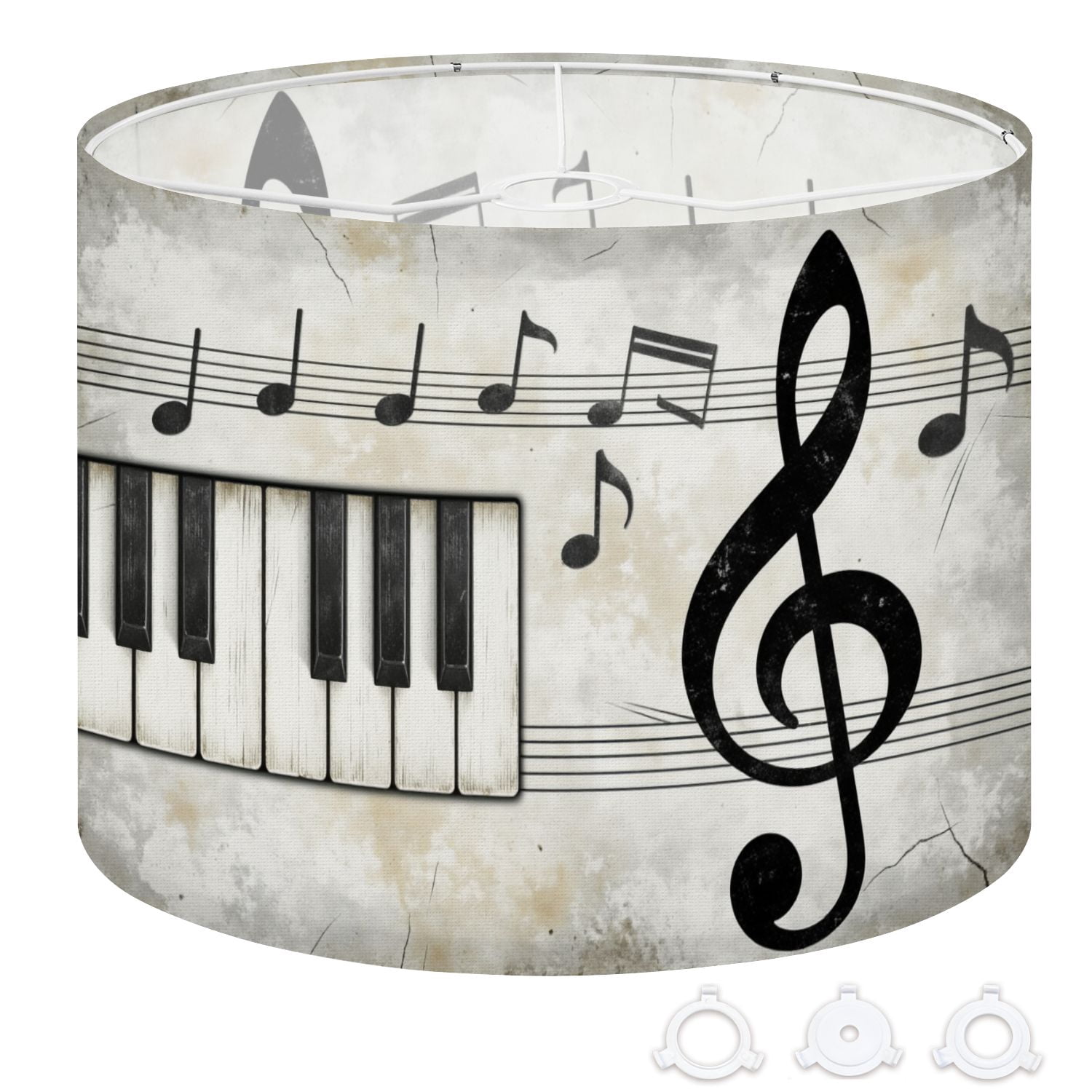 Notes Lamp Musical Drum Lampshades 13