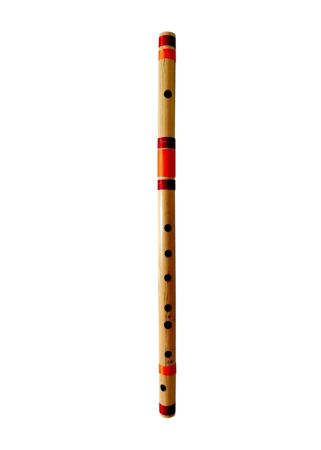 Musical Flutes A Sharp Base 7 Hole Bamboo Flute Bansuri with Flute Carry Bag Free (22 Inch) By Indian Collectible