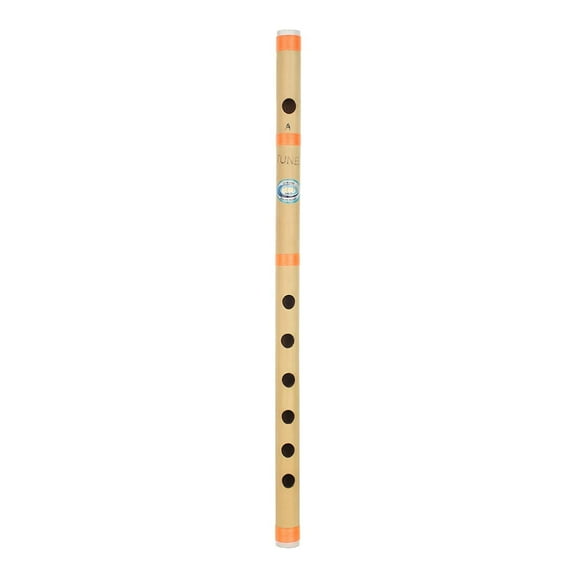 Musical Flutes Regular A Tune 6 Hole Bamboo Flute Bansuri - 16 Inch (English Note) By Indian Collectible