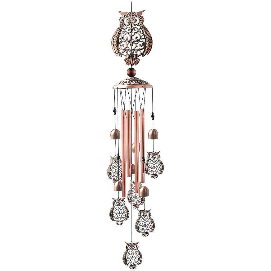 Musical Garden Wind Chimes Crafted From Weather Metal Enhances Outdoor Spaces Beautifully For Porch Or Yard