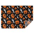 thumbnail image 1 of Halloween Pumpkins with Music Notes Rectangle Tablecloth 60"x84",Waterproof Polyester Rectangle Table Cloth, Wipeable Spillproof Polyester Tablecloth for Dining, Camping, Indoor and Outdoor, 1 of 5