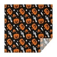 thumbnail image 1 of Musical Halloween Icons Pattern Square Tablecloth,Waterproof Square Table Cover,Wipeable Spillproof Washable Table Cover for Home Kitchen Party Decor 42"X42"(107x107cm), 1 of 6