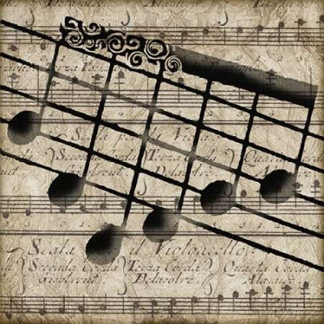 Musical I Canvas Art - Lisa Wolk (24 x 24)