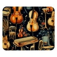 thumbnail image 1 of Musical Instrument 8.3x9.8 Inch Square Printed Desk Mat Mouse Pad for Office and Gaming, Non-Slip Rubber Bottom, 1 of 6