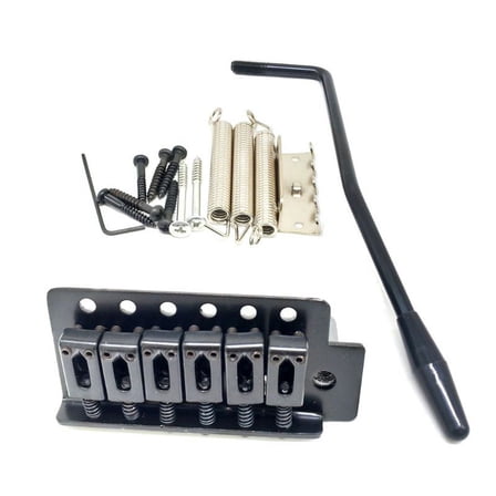 Musical Instrument Accessories 6 Strings Guitar Bridge Tailpiece for Electric Guitar Standard Tremolo Bridge Set