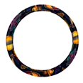 thumbnail image 1 of Musical Instrument Car Wheel Cover 14.5 Inch PVC Leather Steering Wheel Cover Printing Auto Accessories, 1 of 6