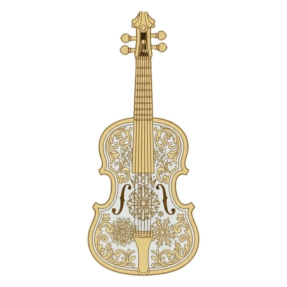 Musical Instrument Christmas Pendant – Elegant Holiday Tree Ornaments, Joyful Melodies Decoration, Musical Instrument Ornaments for Christmas, Party & Home Decor