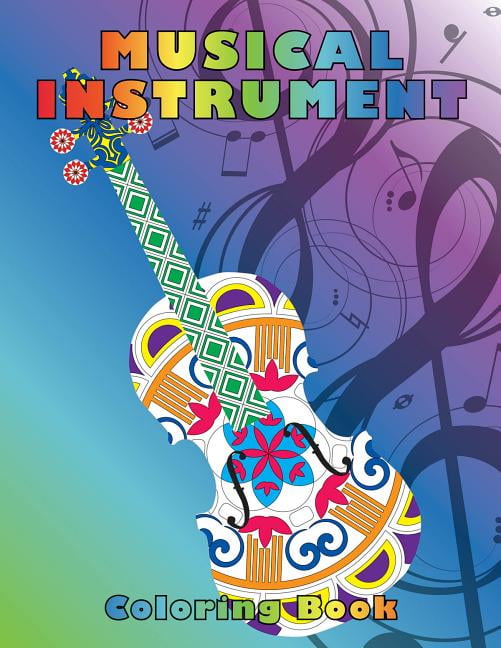 Musical Instrument Coloring Book - Walmart.com