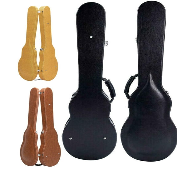 Musical Instrument Container Electric Guitar Case Lockable Guitar Storage Box with Handle